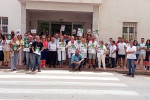 Concentración de protesta días atrás por la agresión.