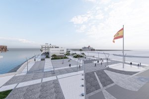 Diseño de la nueva urbanización del acceso al Muelle de Levante