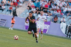 Aarón Romero se ha convertido en uno de los futbolistas más importantes del filial rojiblanco.