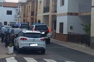 Un momento durante la operación llevada a cabo el martes en Antas.