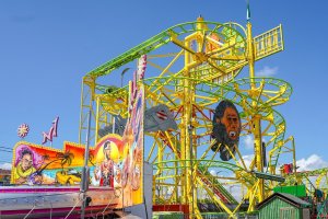 Imagen de archivo de una atracción de feria.