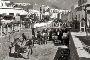 Mercado de ganado en Adra, año 1966. ANDRÉS AGUILERA