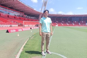 Ibán Andrés está viviendo una temporada ilusionante con las bases del Almería.