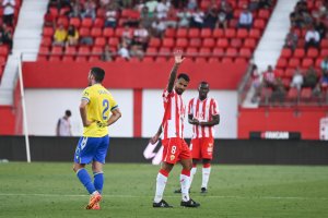 Jonathan Viera en el último partido de la pasada temporada que fue ante el Cádiz.