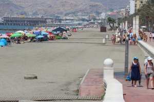 La playa, el mejor refugio contra el calor.
