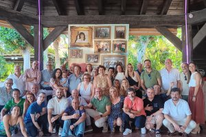 Ana, en el centro, en su despedida.