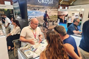 El puesto de la marca almeriense en el evento madrileño.