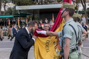 Imagen de archivo de una Jura de Bandera anterior celebrada en la provincia.