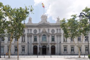 Fachada del Tribunal Supremo.