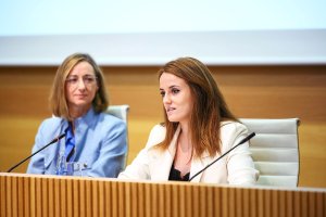 María Castillo durante su intervención en el Foro ‘Ideas que suman’.