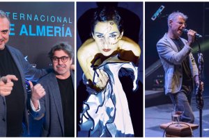 Paco Calavera y Pepe Céspedes, Anabel Veloso y Justo Mullor (Malas Compañías).