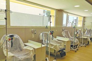 Imagen de una de las dependencias reformadas en el Hospital de Día Oncológico.