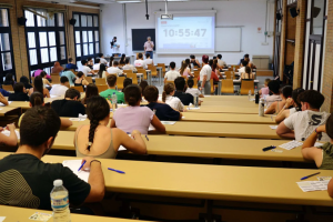 Imagen de archivo de las pruebas de Selectividad en la Universidad de Almería.