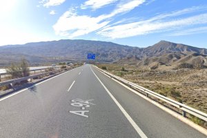 Tramo de la A-92 en la provincia.