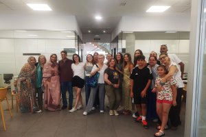 Profesionales que han atendido a los niños en el Espacio Alma.