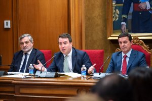 Pleno de la Diputación Provincial de este viernes.