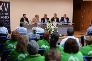 El vicepresidente de Diputación Fernando Giménez interviene en el Curso de Verano de la UAL en Purchena.