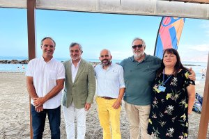 Los responsables de la escuela que vela por la inclusión.