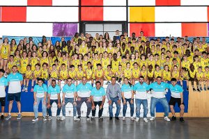 Foto de familia del club de La Mojonera de baloncesto.