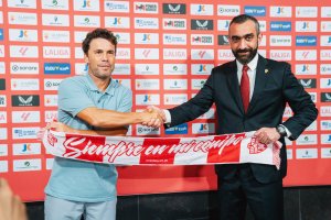 Rubi y Mohamed El Assy, en la presentación.