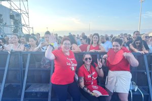 Imagen de algunos de los miembros del Club Adictos a Luis Miguel.