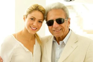Shakira y su padre, William Mebarak.