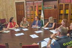 Reunión del Plan Director en la subdelegación del Gobierno en Almería.