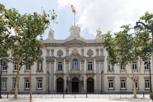 Fachada del Tribunal Supremo.