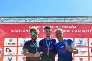 Los roqueteros del club Galosport en el campeonato de España.