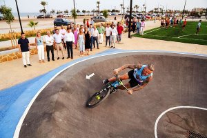 Inauguración del parque de Las Salinas en Roquetas de Mar.