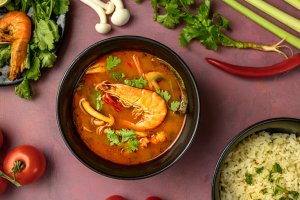 Imagen de recurso de un caldo de pescado.