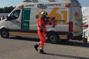 Imagen de archivo de una actuación de los servicios sanitarios.