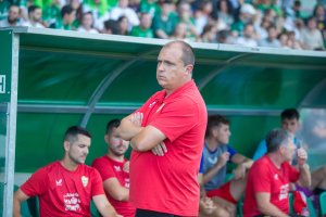 Alberto Lasarte en el partido más importante, el que le daba el ascenso al Almería B en Toledo.
