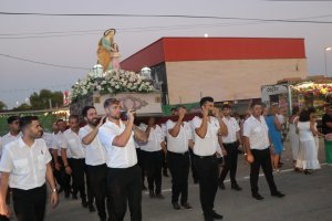Procesión durante las fiestas de Tarambana en 2023.