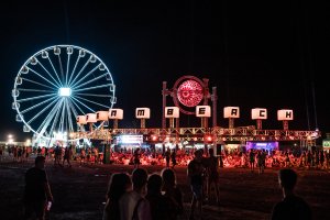 Una vista del ya icónico recinto de Dreambeach.