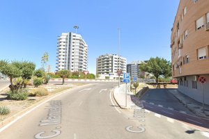 Calle Manuel Azaña con Jorge Guillén, donde ocurrió la agresión.