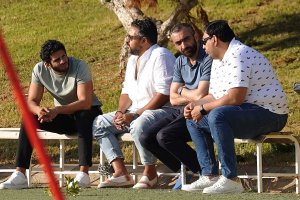 Mohamed El Assy con todo su equipo al servicio del Almería.