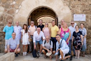 Carboneras recibió el jueves a los autores participantes este año en la colección ‘Narradores almerienses’. 