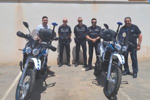 Entrga de dos motos VOGE 300 RALLYE al ayuntamiento de Tabernas.