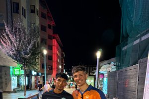 Jose María Adunay y el youtuber Jordi.