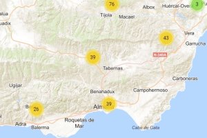 Mapa de los inmuebles repartidos por la provincia.