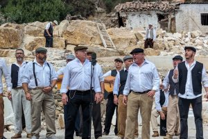 Archivo de una de las representaciones de Canteros y Caciques en la lucha por el Mármol.