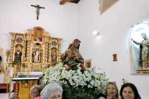 Imagen de la Santa Ana del siglo XVII restaurada.