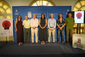 Presentación del Festival de Flamenco de los Hornos de Calcinación de Lucainena de Las Torres, el miércoles en Diputación.