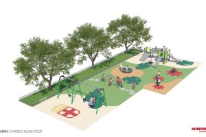 Diseño de una de las zonas infantiles previstas