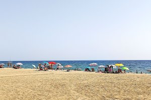 Playa El Zapillo en Almería.