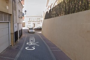 Calle Picasso, en la que ocurrieron los hechos.