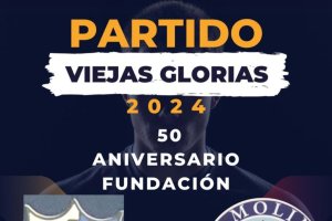 Cartel publicitario del partido honorífico entre Cabo de Gata y Los Molinos.