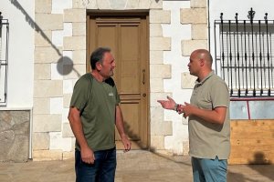 Antonio Martínez junto a Eduardo Mena, en Chercos.