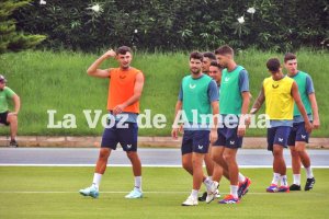 La imagel del día en el Almería.